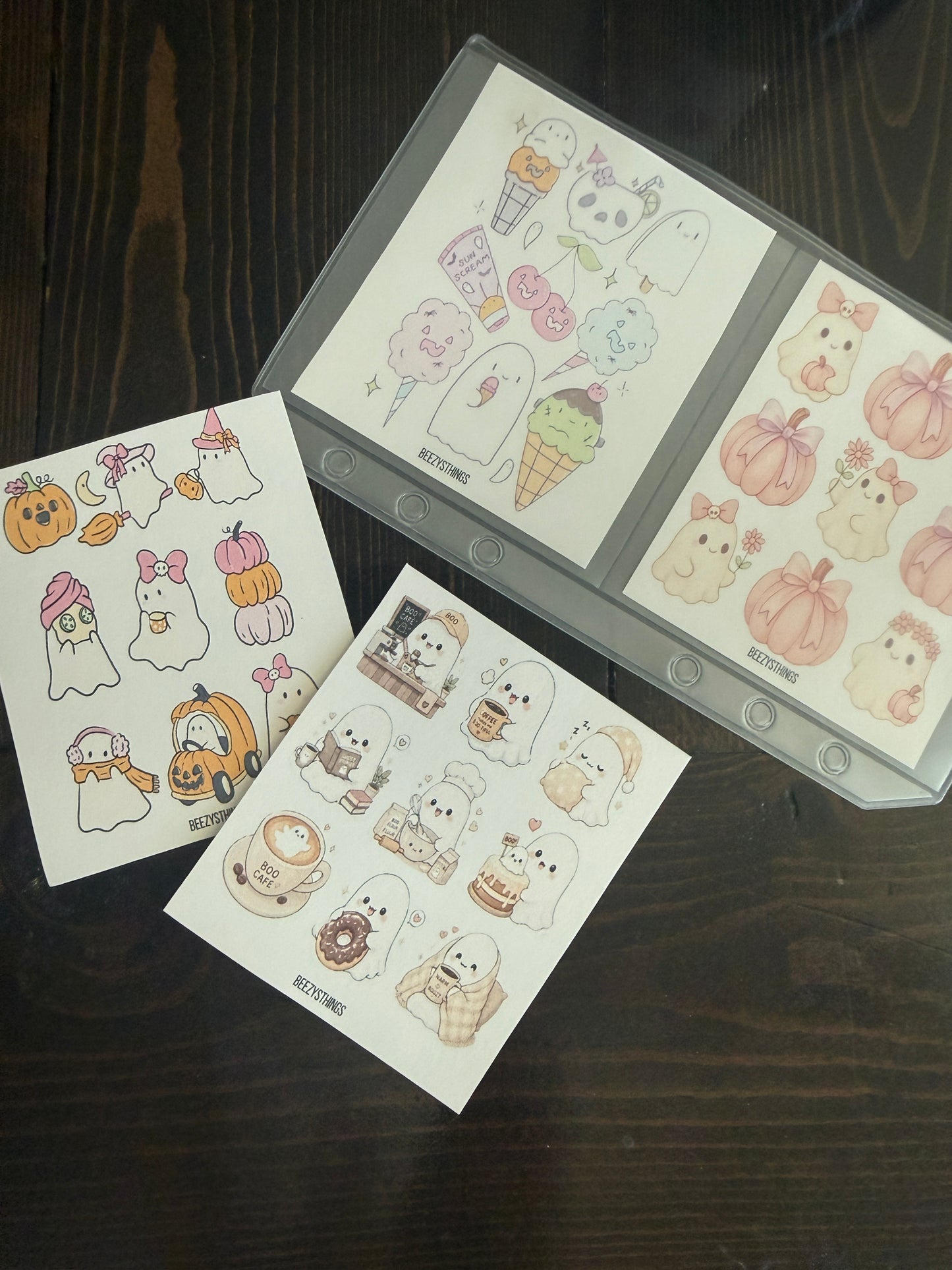 PVC Frosted Mini Challenge Envelope Set of 6