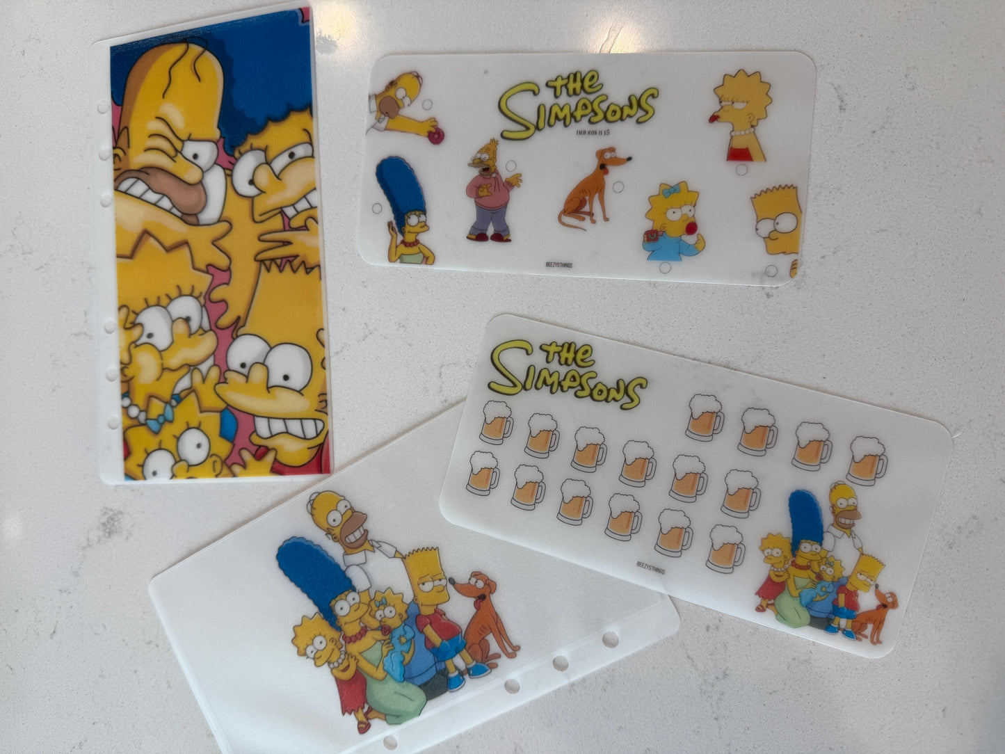 Simpsons Matte Vellum Envelopes and Challenges