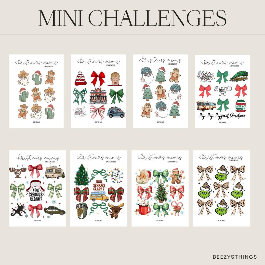 Holiday Mini Savings Challenges
