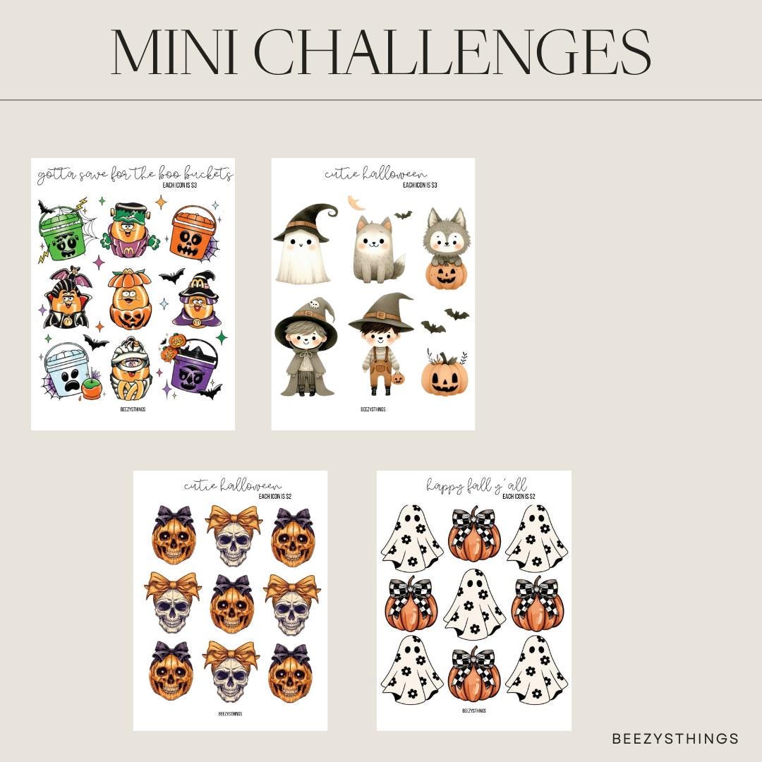 Halloween Mini Challenges