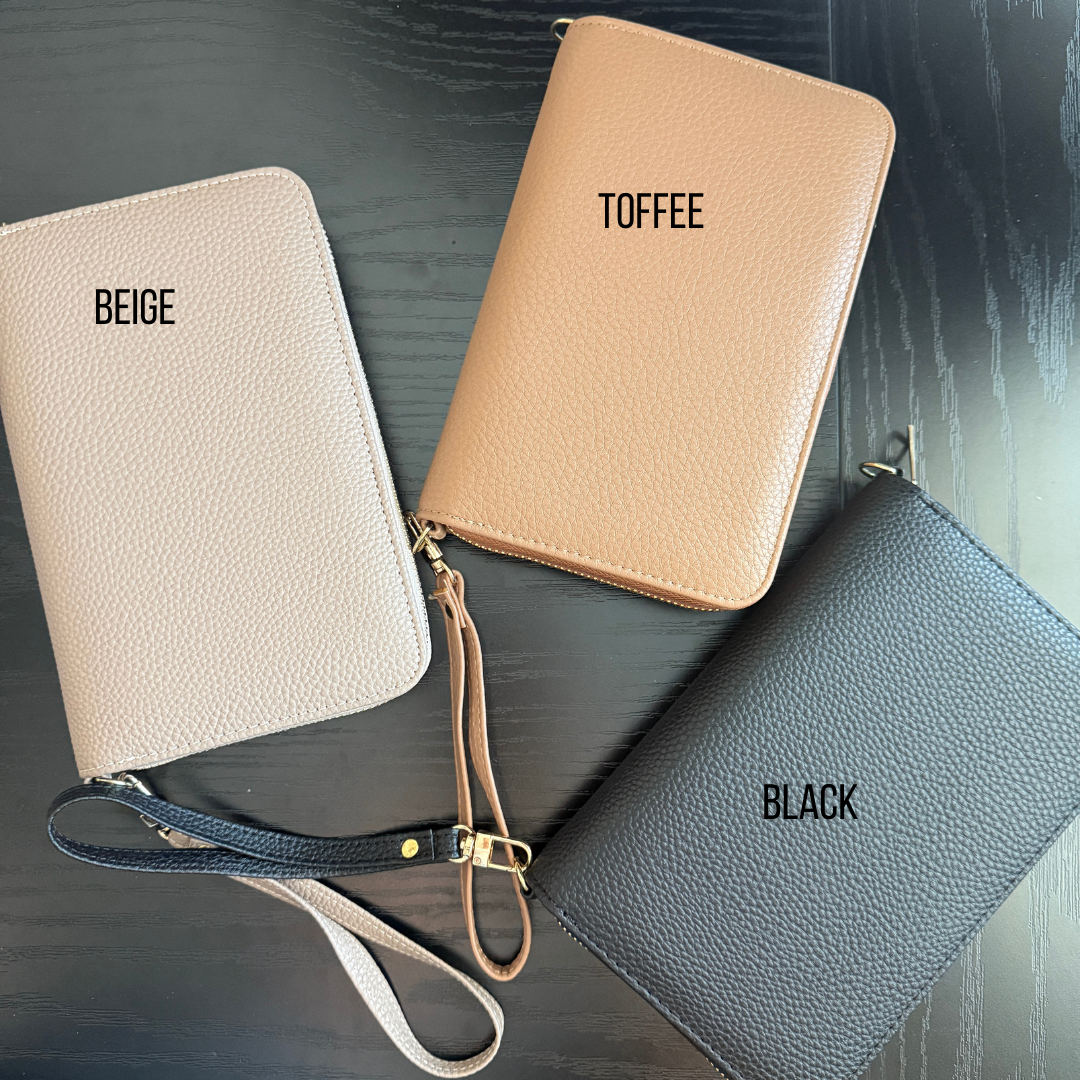 A6 Zippy Wallet with Rings