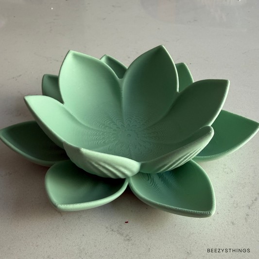 Lotus Flower Jewelry Tray | Decorative Catch-All Dish