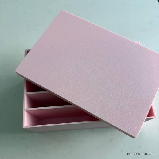 Cash Stuffing Storage Box with Lid | Budgeting & Savings Challenge Organizer