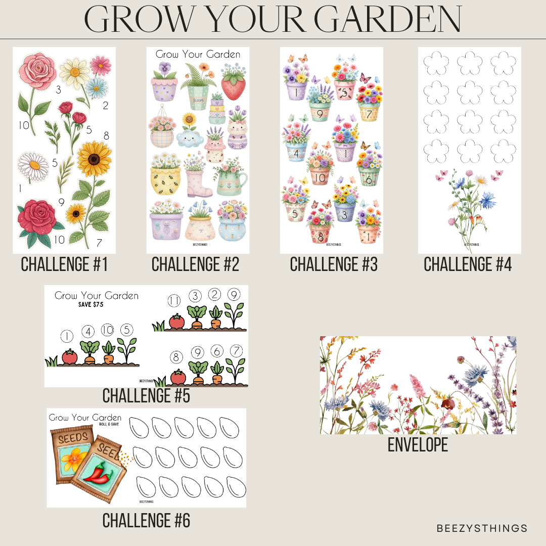 Grow Your Garden Savings Challenge Collection