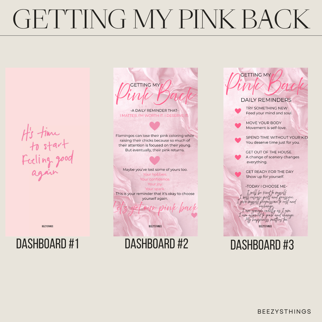 Getting Your Pink Back Collection ✨
