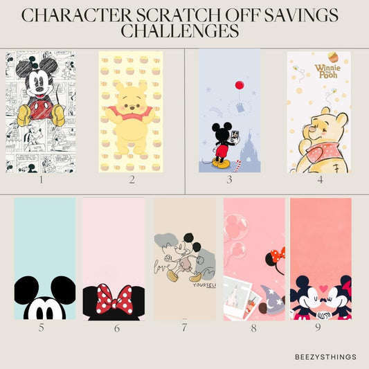 Mouse & Bear Scratch off Challenges - Low Income