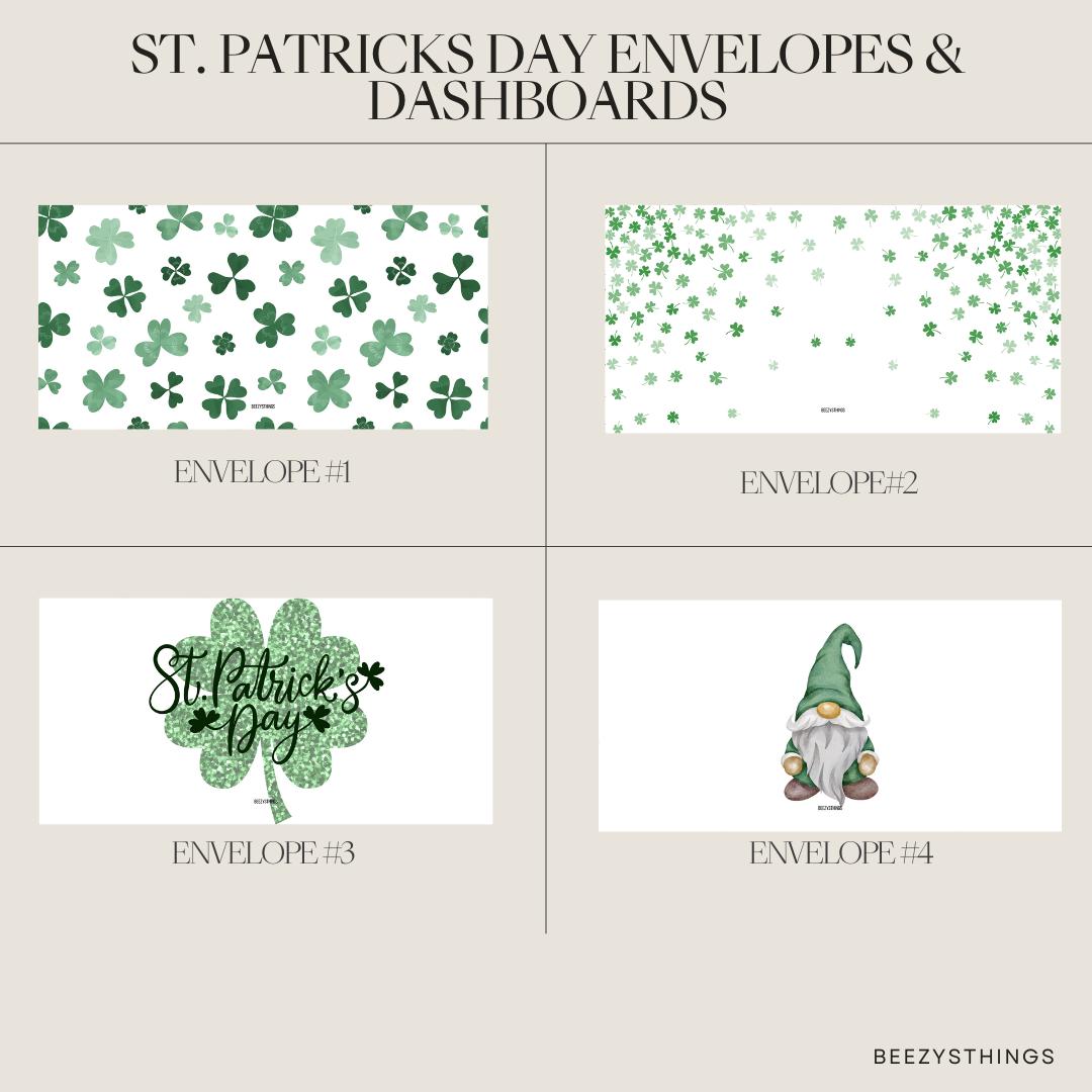St. Patricks Day Matte Vellum Envelopes