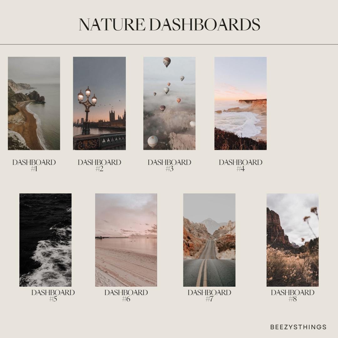 Nature Dashboards - Personal Size