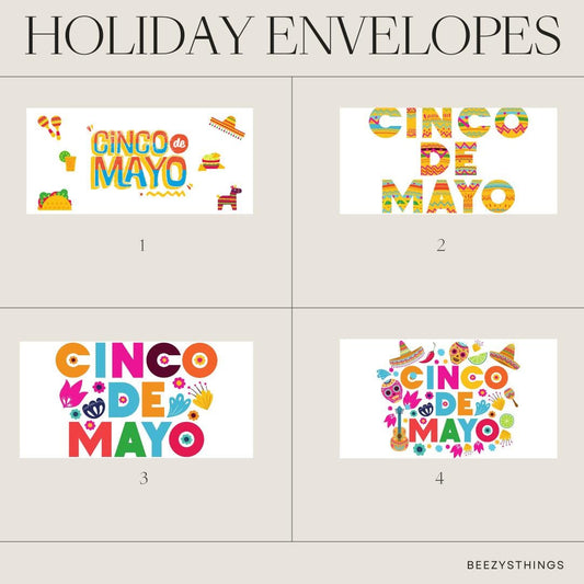 Cinco De Mayo Matte Vellum Envelopes