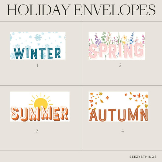 Seasons Collection Matte Vellum Envelopes