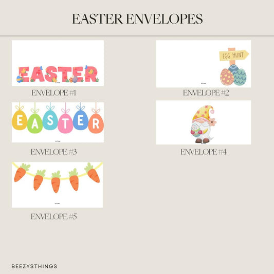 Easter Matte Vellum Holiday Envelopes