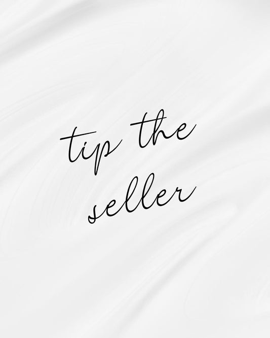 Tip the Seller - Thank you