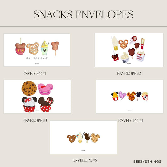 Here for the Snacks - Matte Vellum or Glossy Card Stock