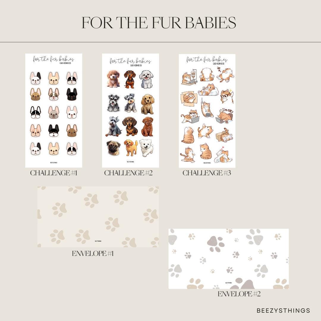 For the Fur Babies - Matte Vellum or Glossy Cardstock