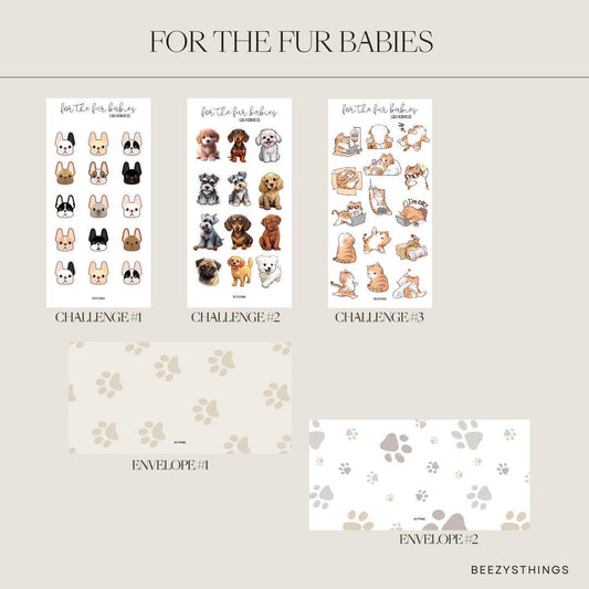 For the Fur Babies - Matte Vellum or Glossy Cardstock