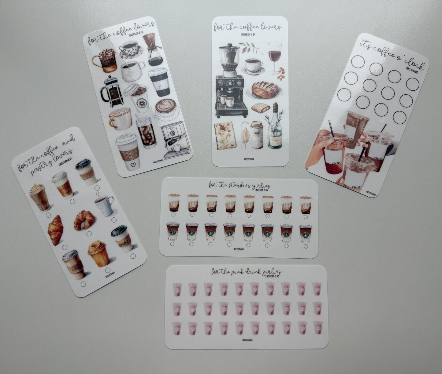For the Coffee Lovers - Matte Vellum or Glossy Card Stock