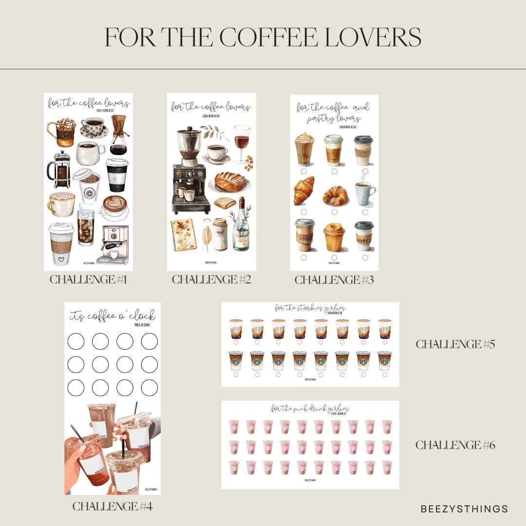 For the Coffee Lovers - Matte Vellum or Glossy Card Stock