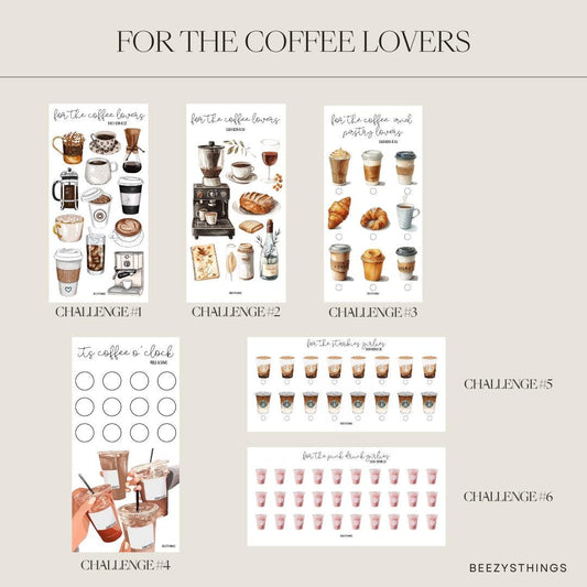 For the Coffee Lovers - Matte Vellum or Glossy Card Stock