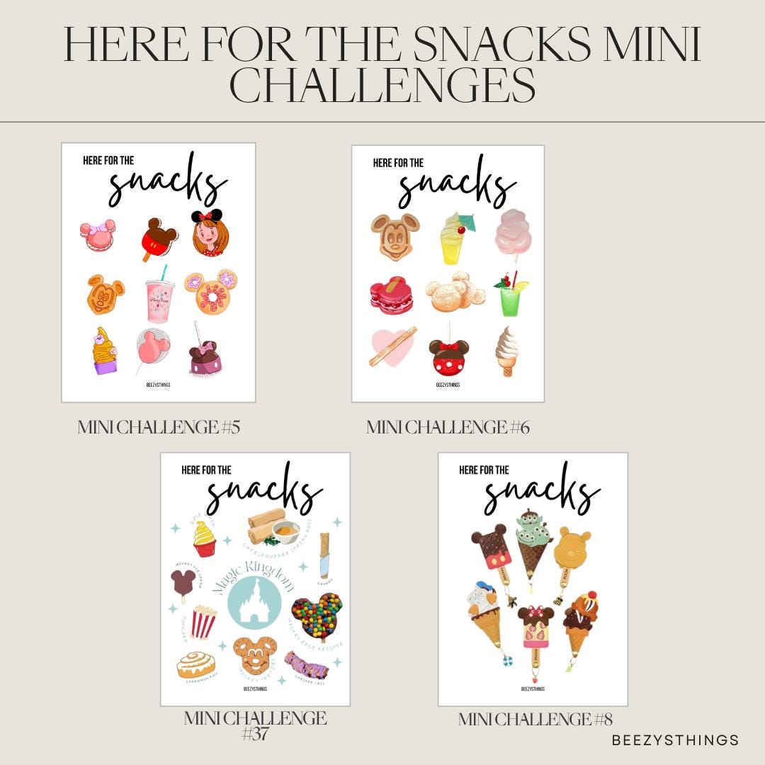 Here for the Snacks - Matte Vellum or Glossy Card Stock