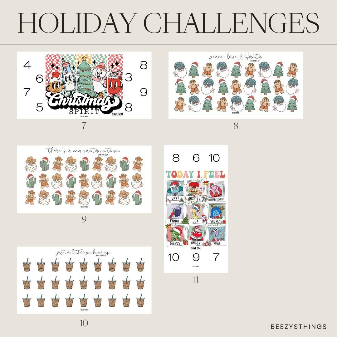 Holiday Savings Challenges