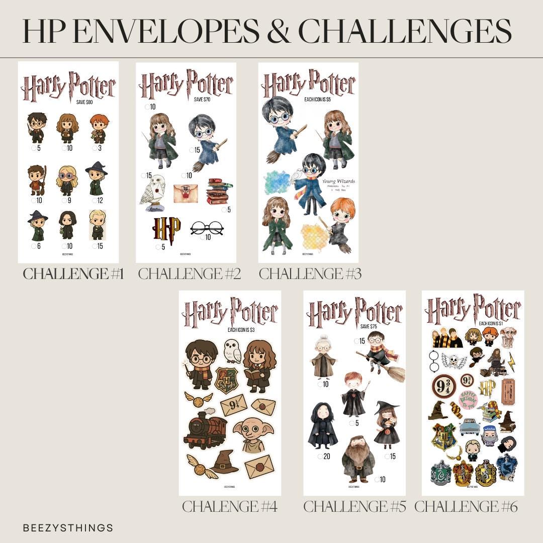HP Dashboards, Envelopes, & Challenges