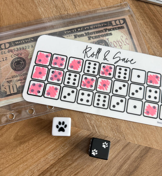 Set of 2 Paw Print Dice