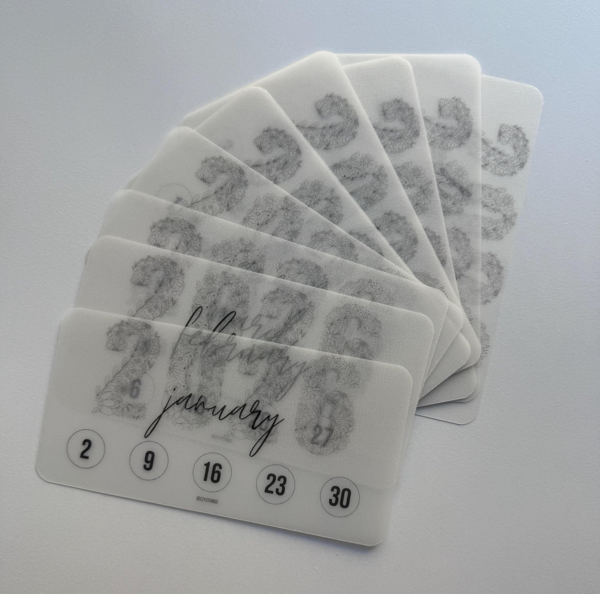 2026 52 Fridays - Matte Vellum or Glossy Inserts