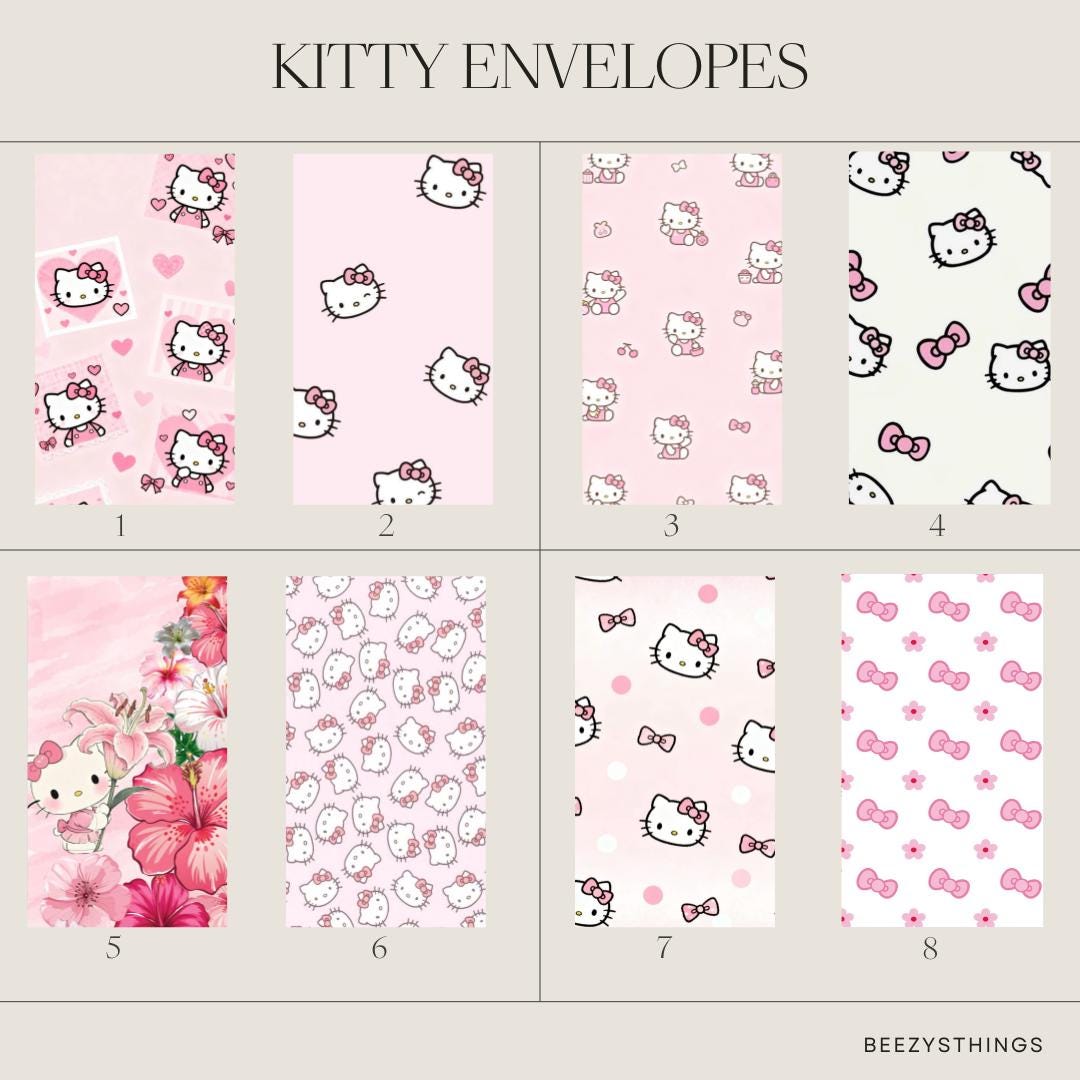 Kitty Budgeting Collection | Cash Stuffing Dashboards, Matte Vellum Envelopes & Savings Challenges