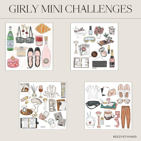 Girly Mini Savings Challenges